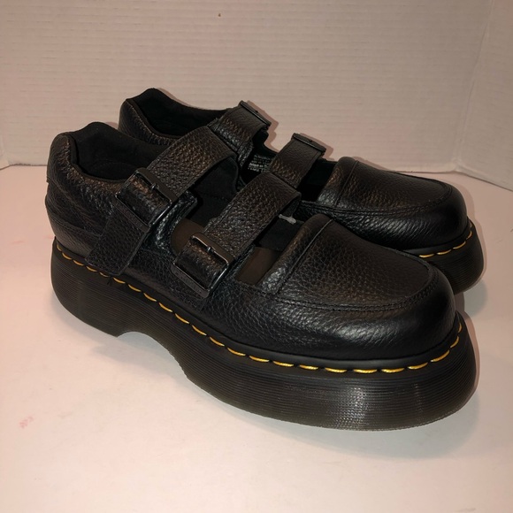 New Dr. Martens x Free People Buzz Black Mary Jane Shoes sz 9 Women’s - Picture 6 of 9